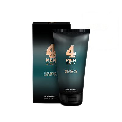 Тонизирующий очищающий  гель для волос и тела 4 MEN ONLY