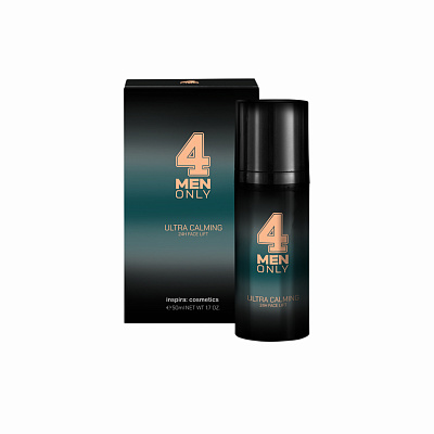 Успокаивающий лифтинг-крем для лица 24-часового действия 4 MEN ONLY